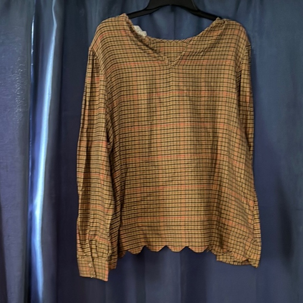 Plaid Women's Top